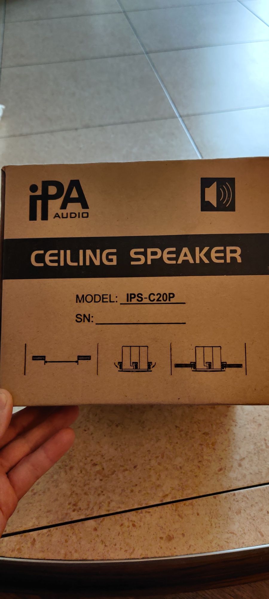 Динамик IPA 20Bт, IPS 20 P
