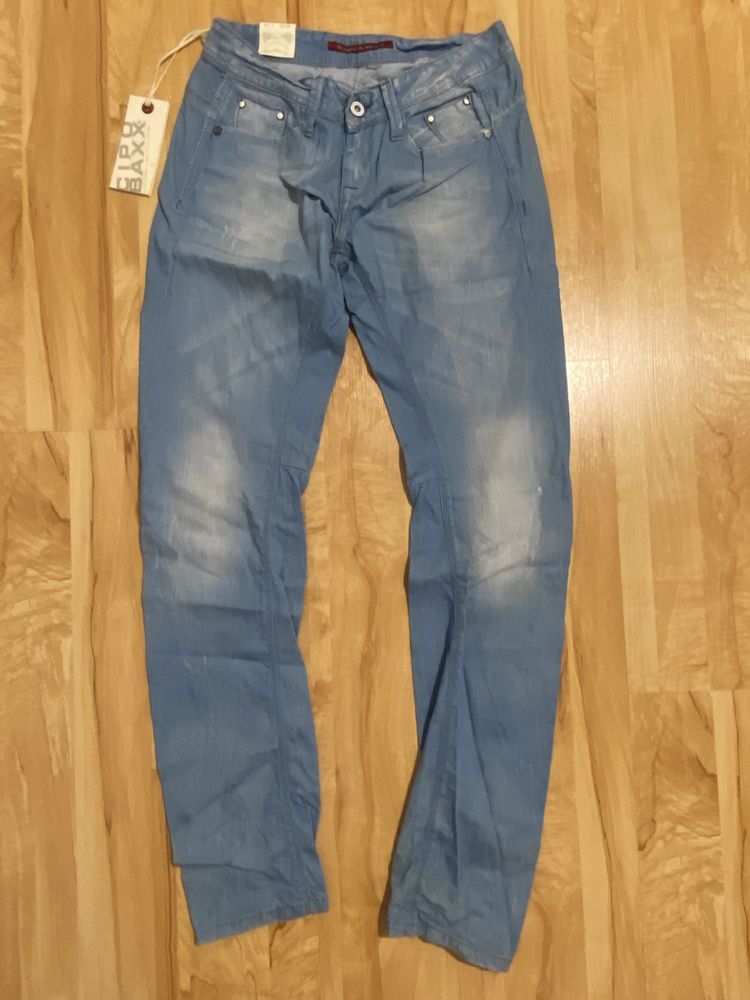 Cipo & baxx W29 L34 damskie spodnie jeansy dżinsy niebieskie nowe