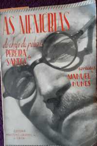 As memórias do chefe da policia Pereira dos Santos, 1945 livro antigo