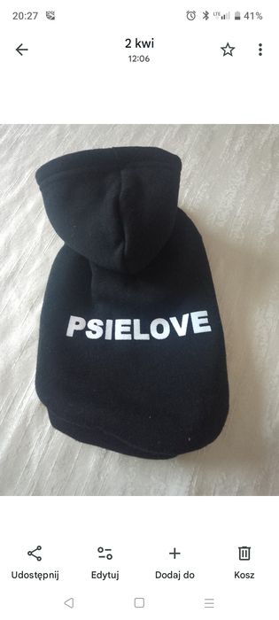 Bluza ubranko dla pieska M