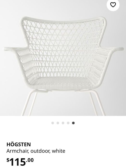 Cadeira IKEA HOGSTEN branca