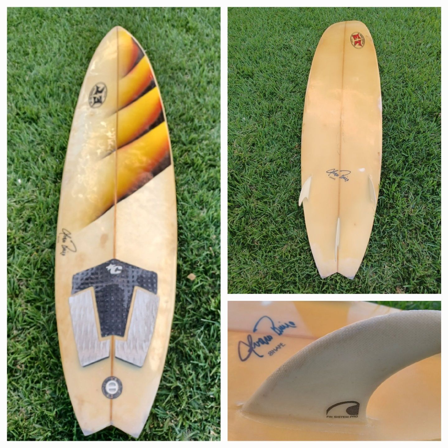 Prancha de Surf 6'10 Funboard/Evolution/Malibu