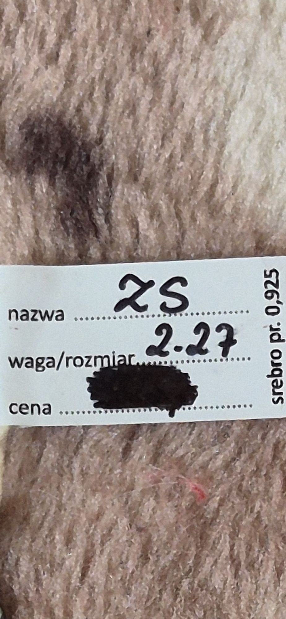 Srebrny krzyżyk 925 2,27 g vintage T18