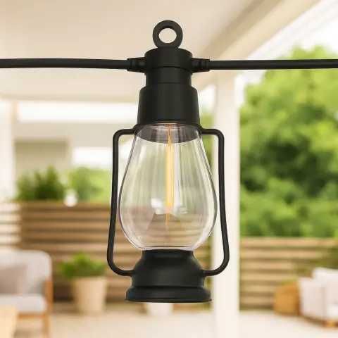 Гірлянда вулична підвісні ретро лампи 220 В / Гирлянда уличная