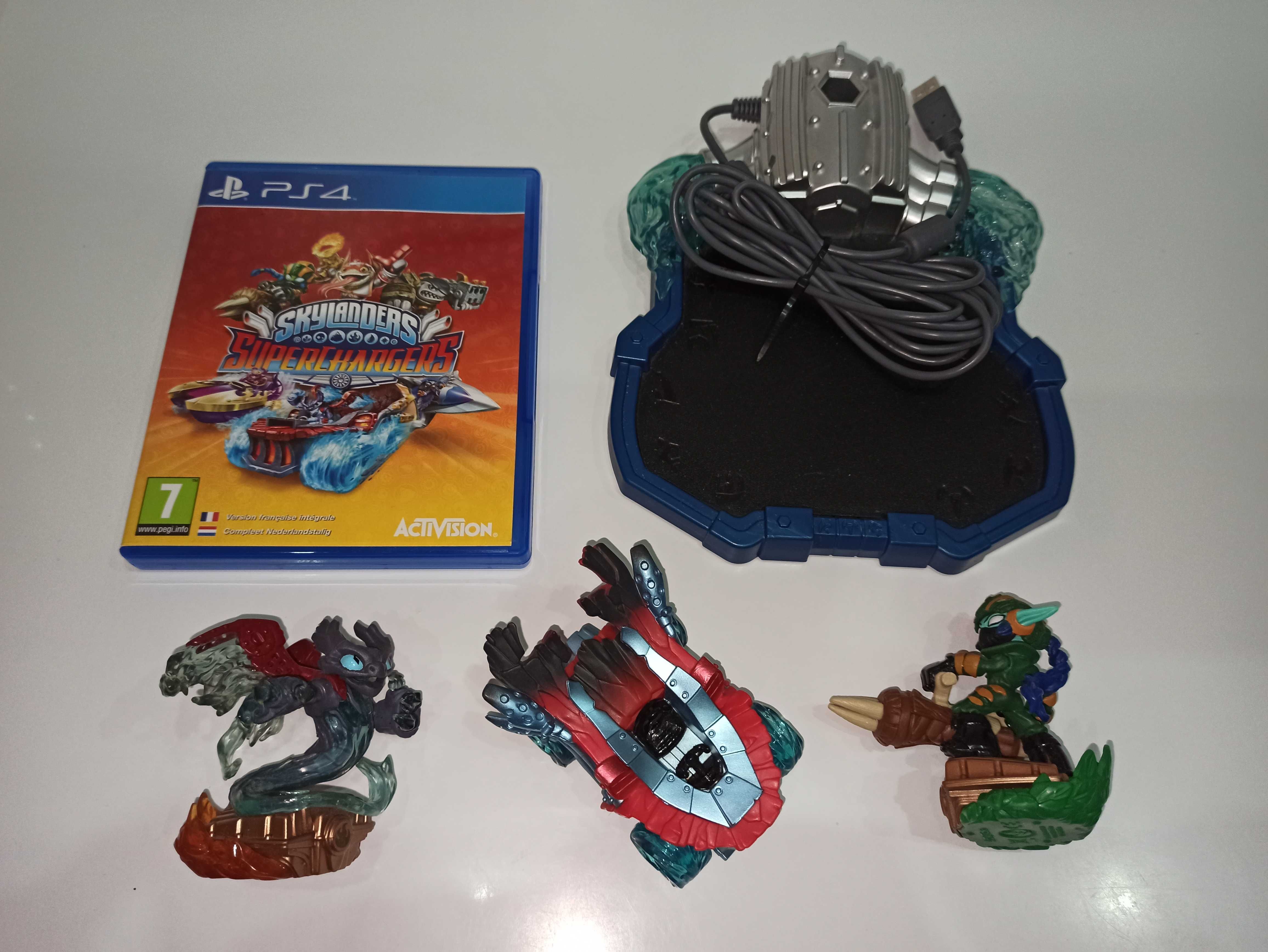 ps4 SKYLANDERS SUPER CHARGERS dla dzieci figurki unikat v1