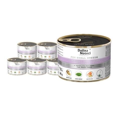 Dolina Noteci Premium Mokra karma dla psów małe rasy królik 12 x 185 g