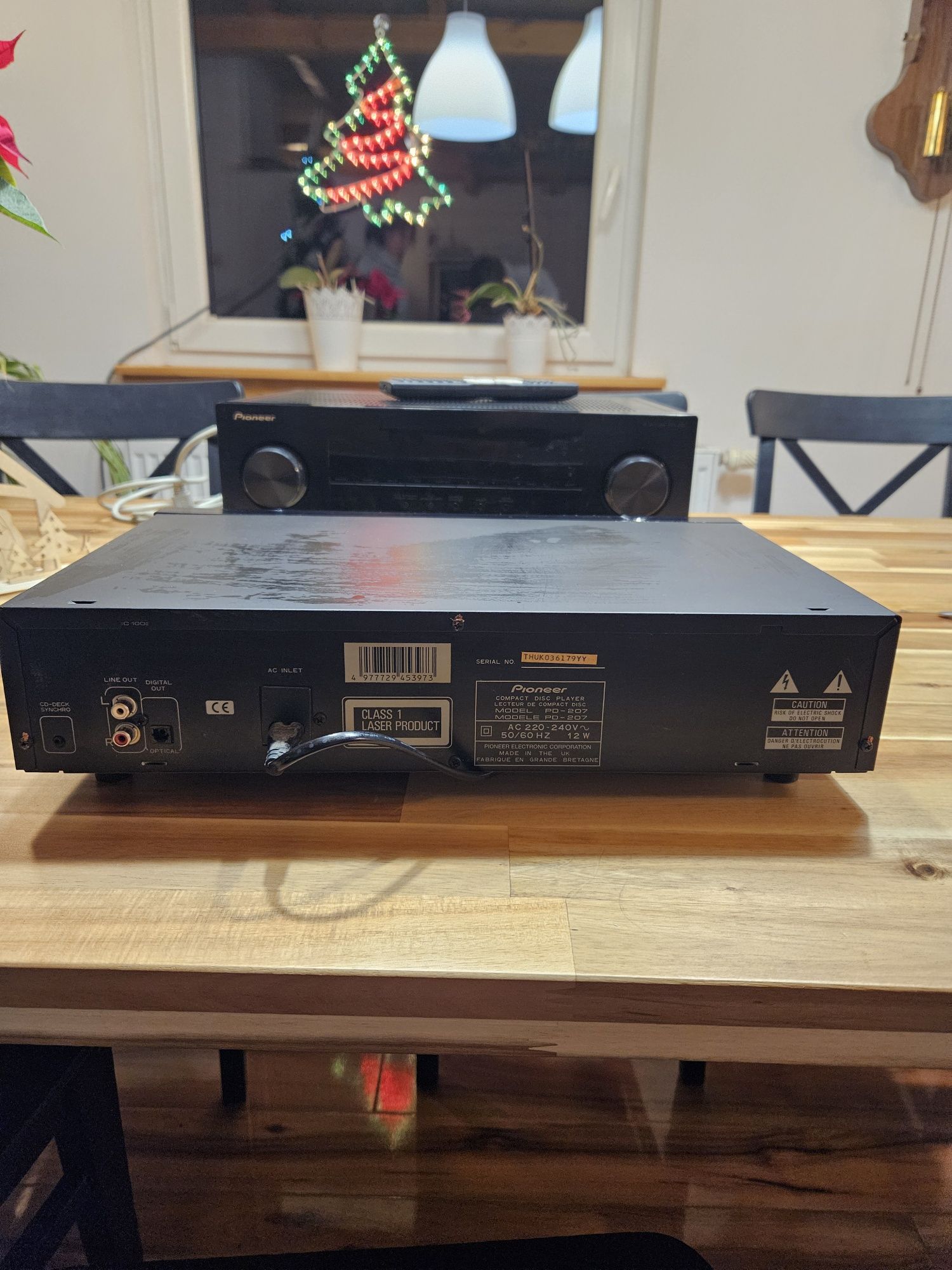 Odtwarzacz CD  Pioneer PD-207 z pilotem .Stan bdb