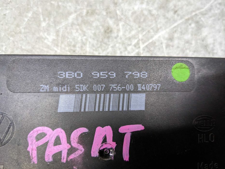 Volkswagen Passat B5 Audi A4 B6 Seat Skoda Sterownik Moduł Komfortu