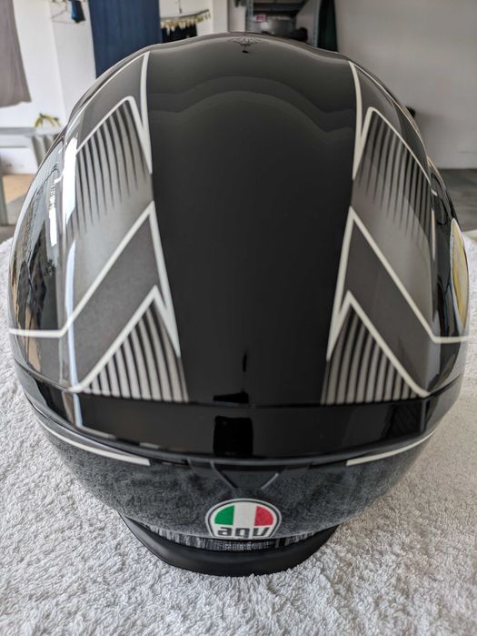 Vendo Capacete AGV K3 SV-S T-XL - c/ Intercomunicador - Como Novo