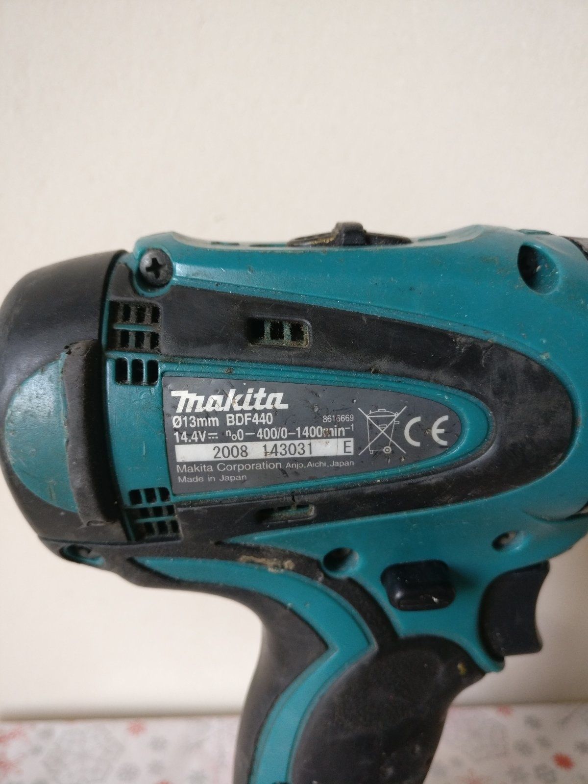 Акумуляторний шуруповерт makita bdf 440 14,4 в