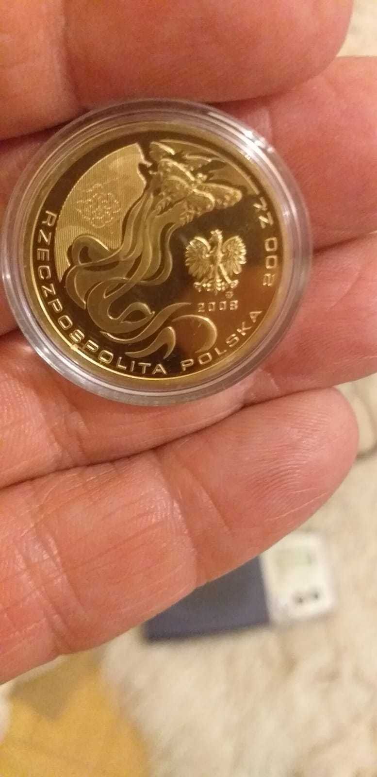 Złota Moneta - 200 Złotych 2001r. Stan 1. Polecam !!!