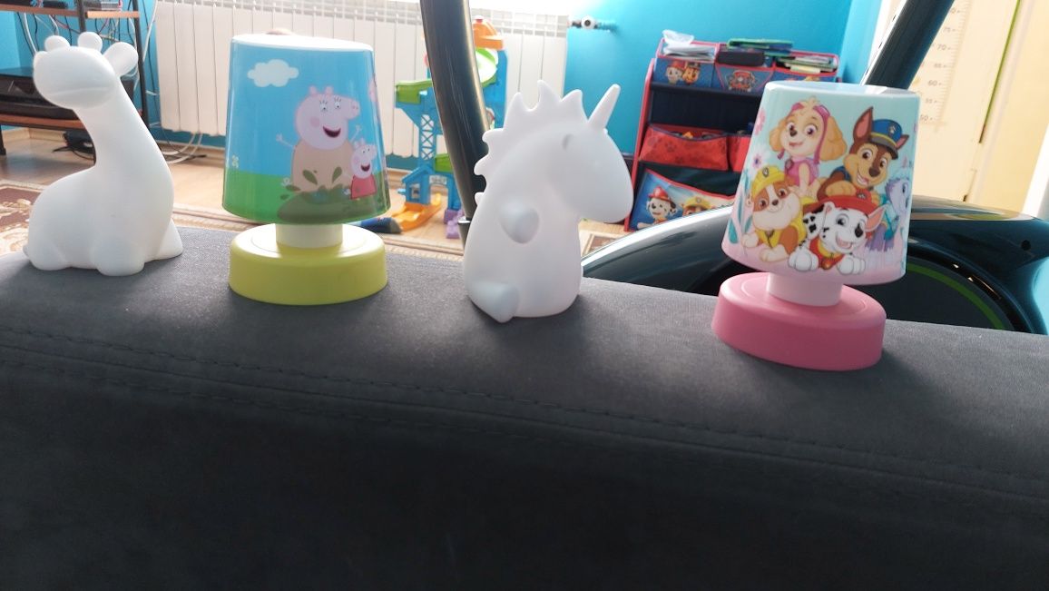 Lampka nocna led dziecięca peppa psi patrol żyrafa dinozaur