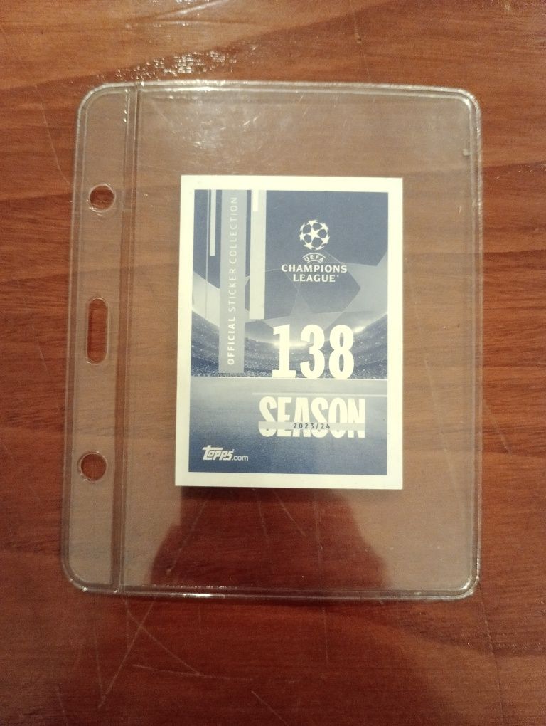 Lamine yamal, sticker 138, Champions league 23/24, topps