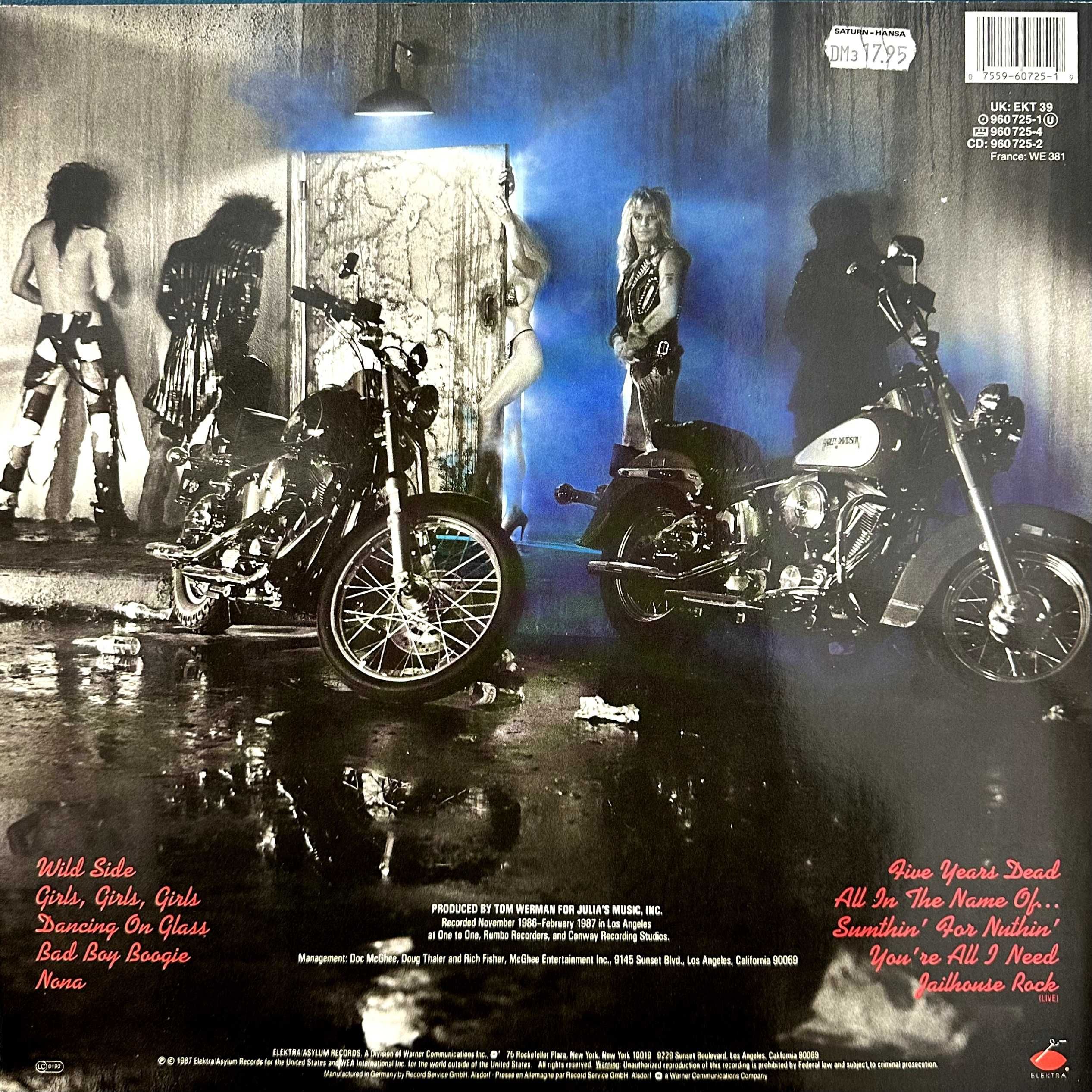 Mötley Crüe - Girls, Girls, Girls (Vinyl, 1987, France)