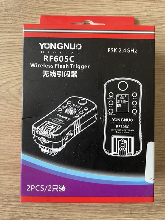 Wyzwalacz radiowy do lamp - Youngnuo RF605C (stopka Canon)