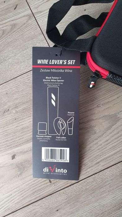 Zestaw do wina, zestaw miłośników wina