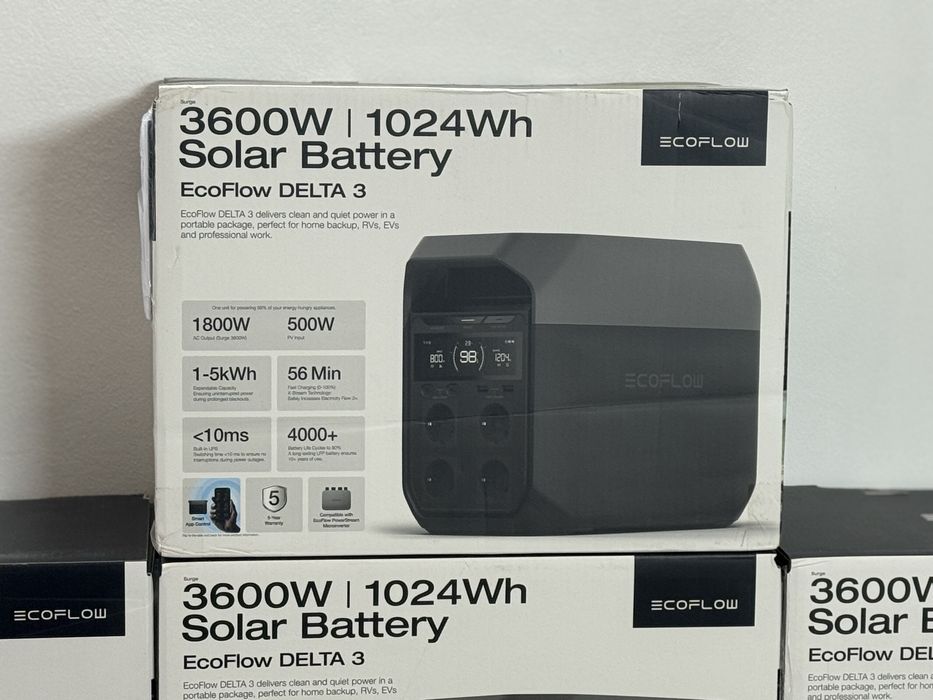 Зарядна станція EcoFlow DELTA 3 EU-Version (EFDELTA3-EU) Вт·год: 1024