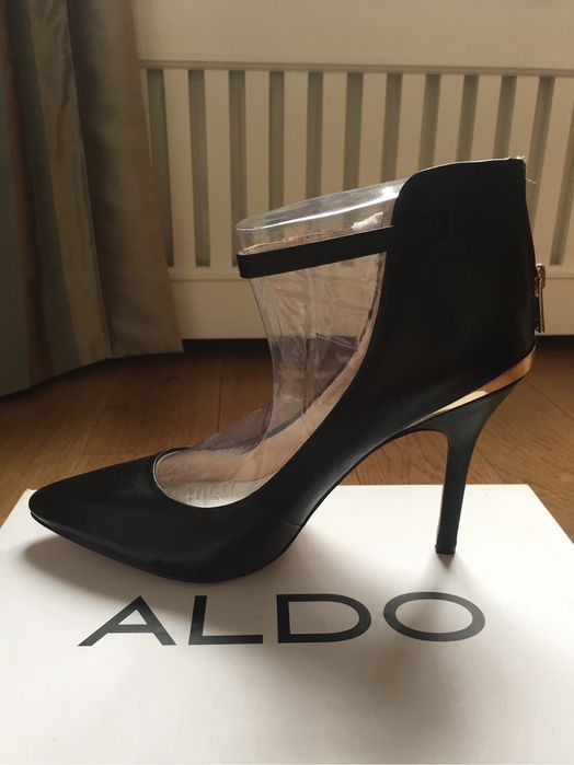 Czarne, eleganckie szpilki Aldo -39