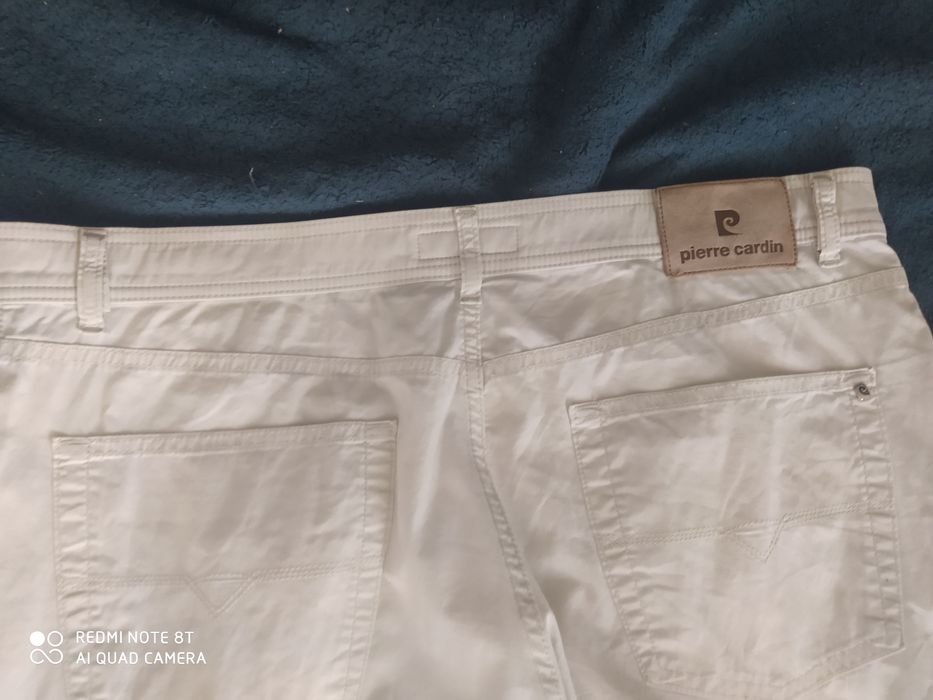 Spodnie męskie bawełniane cienkie, jasne, Pierre Cardin,XXL