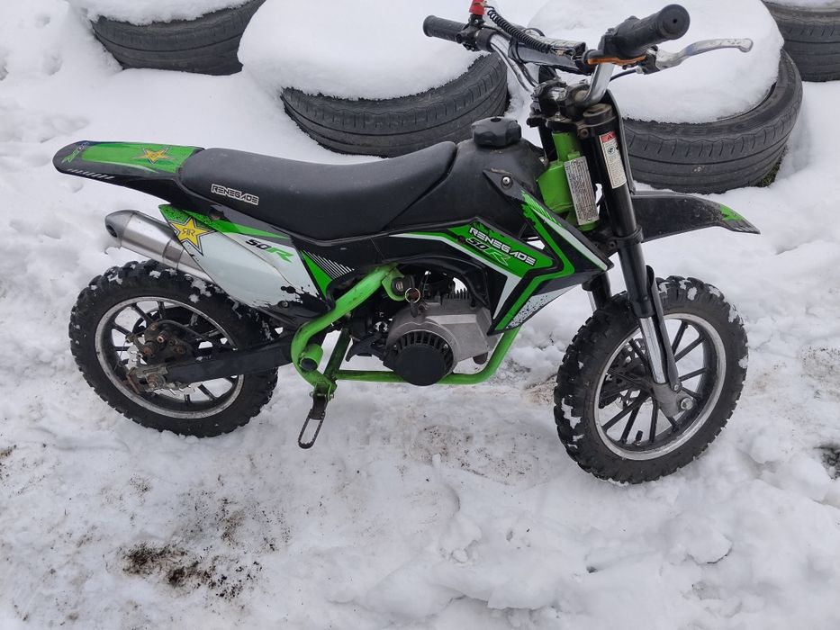 Mini Cross 50 na szarpak, nowy Silnik