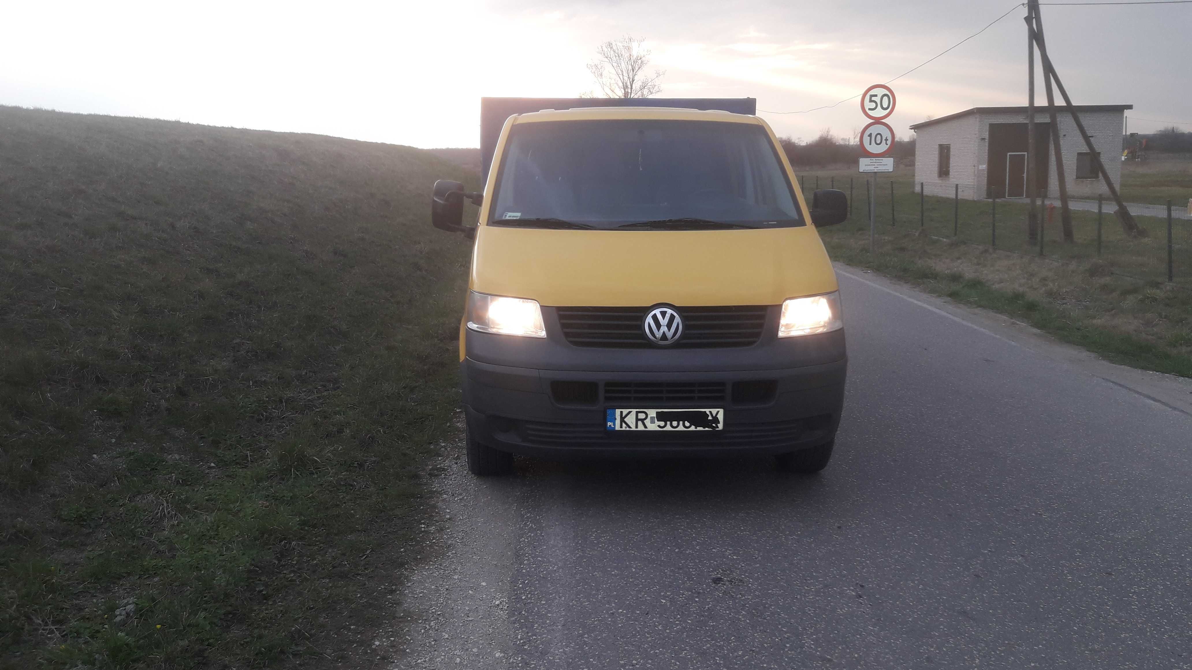 Volkswagen Transporter t5 doka,6 osobowy 2.5tdi, 2006 rok