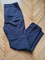Spodnie garniturowe eleganckie H&M granatowe rozmiar 36/S