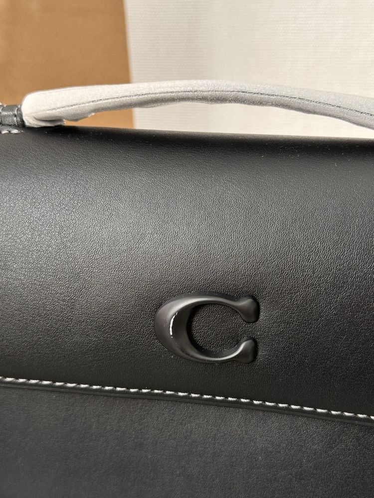 Шкіряна сумка у стилі Coach Juno