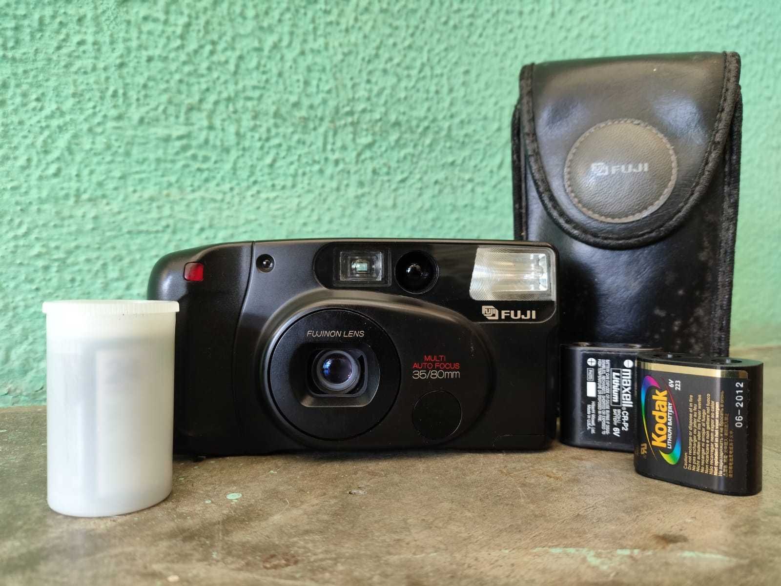 Câmera Fotográfica Fuji DL-400 Tele Super + 35-80mm