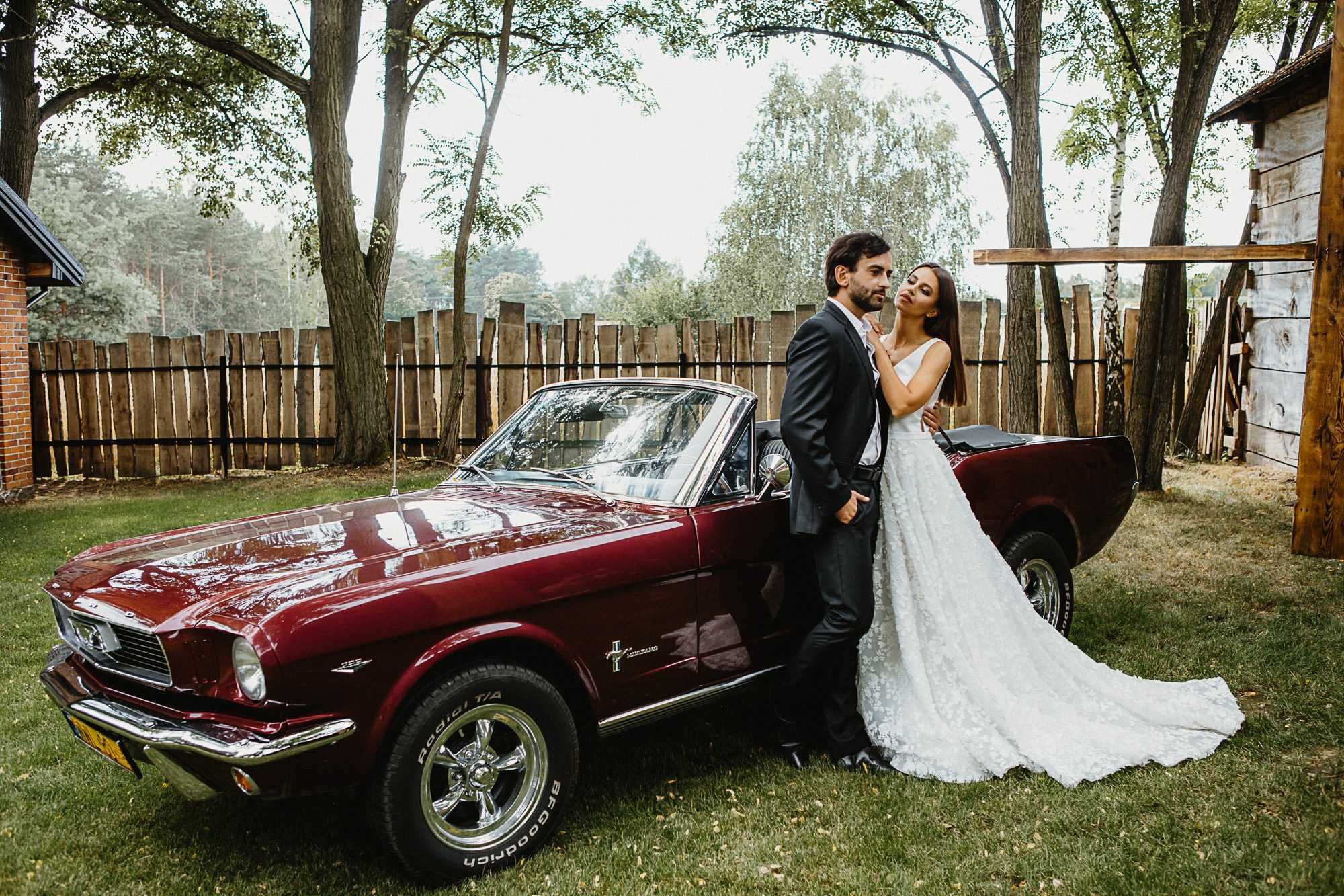 MUSTANG CABRIO 1966r. Wyjątkowy samochód ślubny - Retro