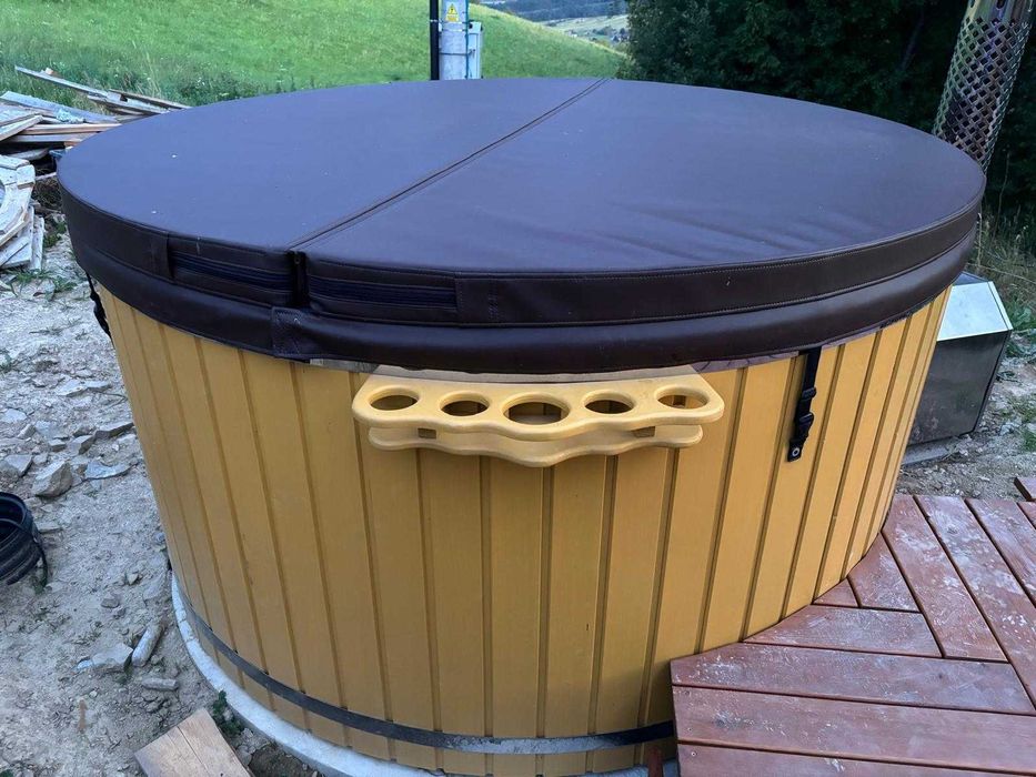 Używana BALIA OGRODOWA 225CM (jacuzzi, gorąca beczka, ruska bania)