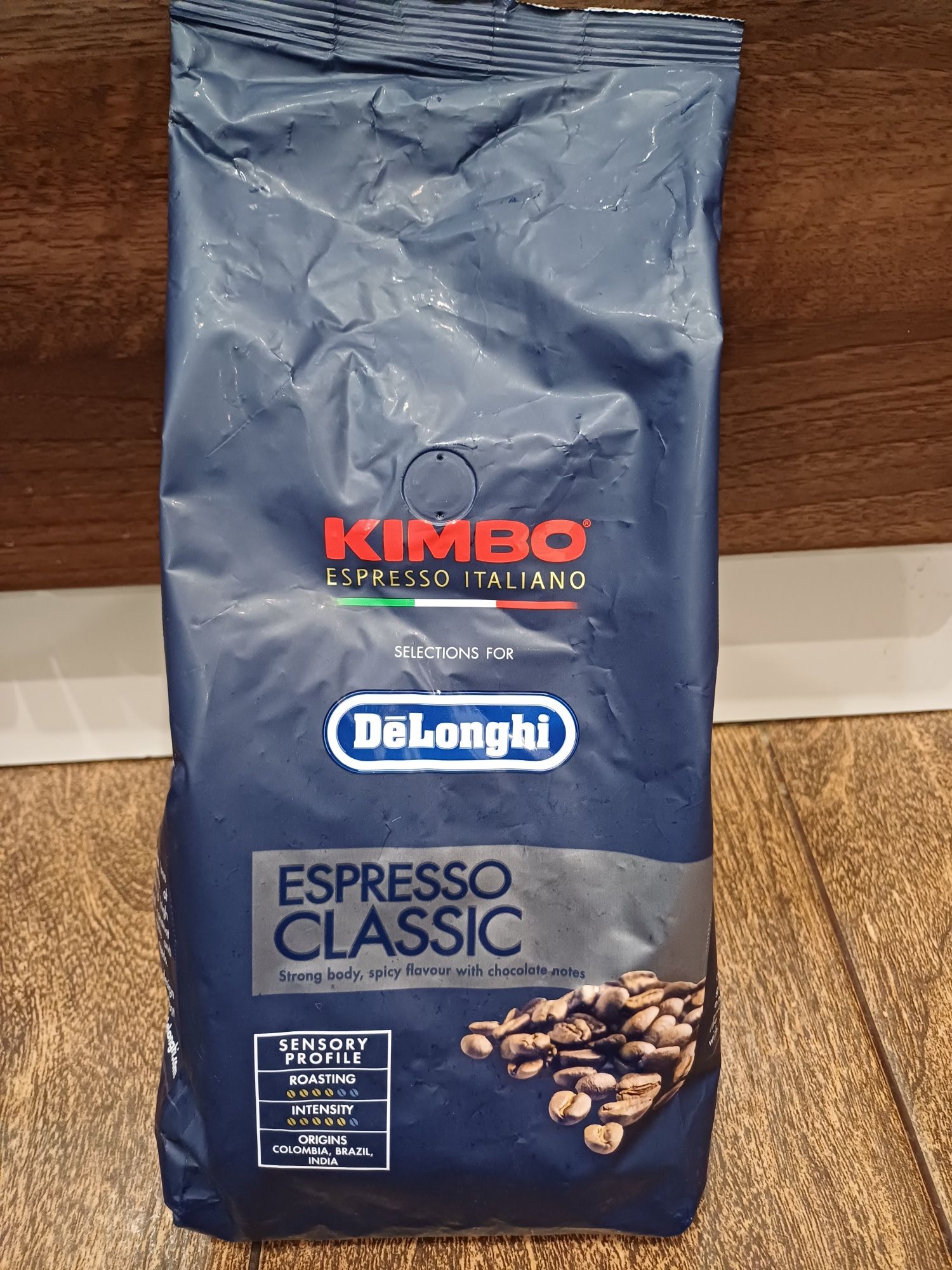 Кава в зернах Оригінал!100%DELONGHI Kimbo Espresso Classic 1 к