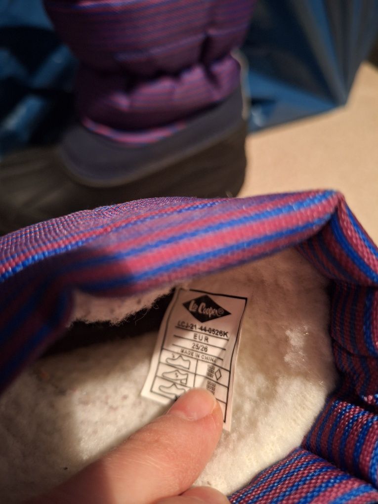 Śniegowce Lee Cooper, rozmiar 25