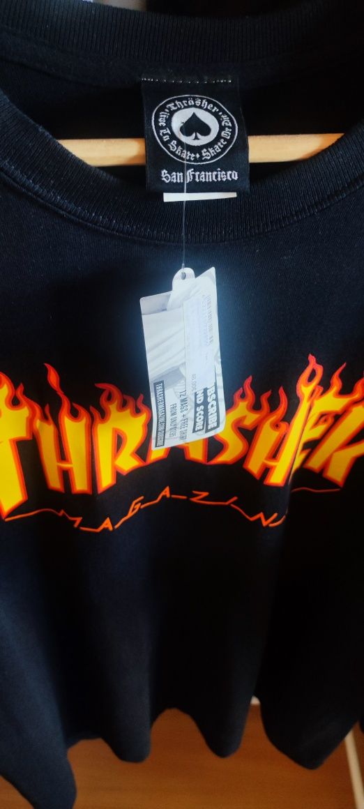 T-Shirt manga comprida Thrasher