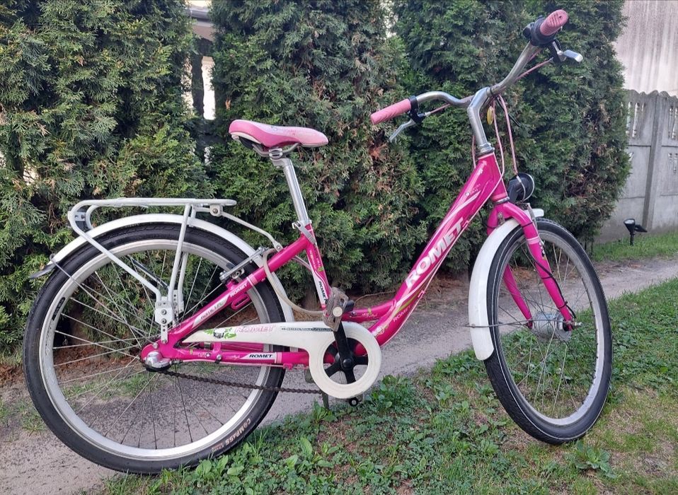 Różowy rower roz. kół: 24cale