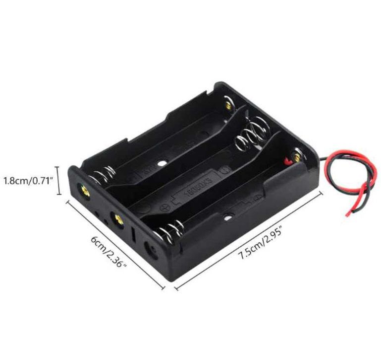 Холдер клипса крепление держатель с выводами для аккумуляторов 18650