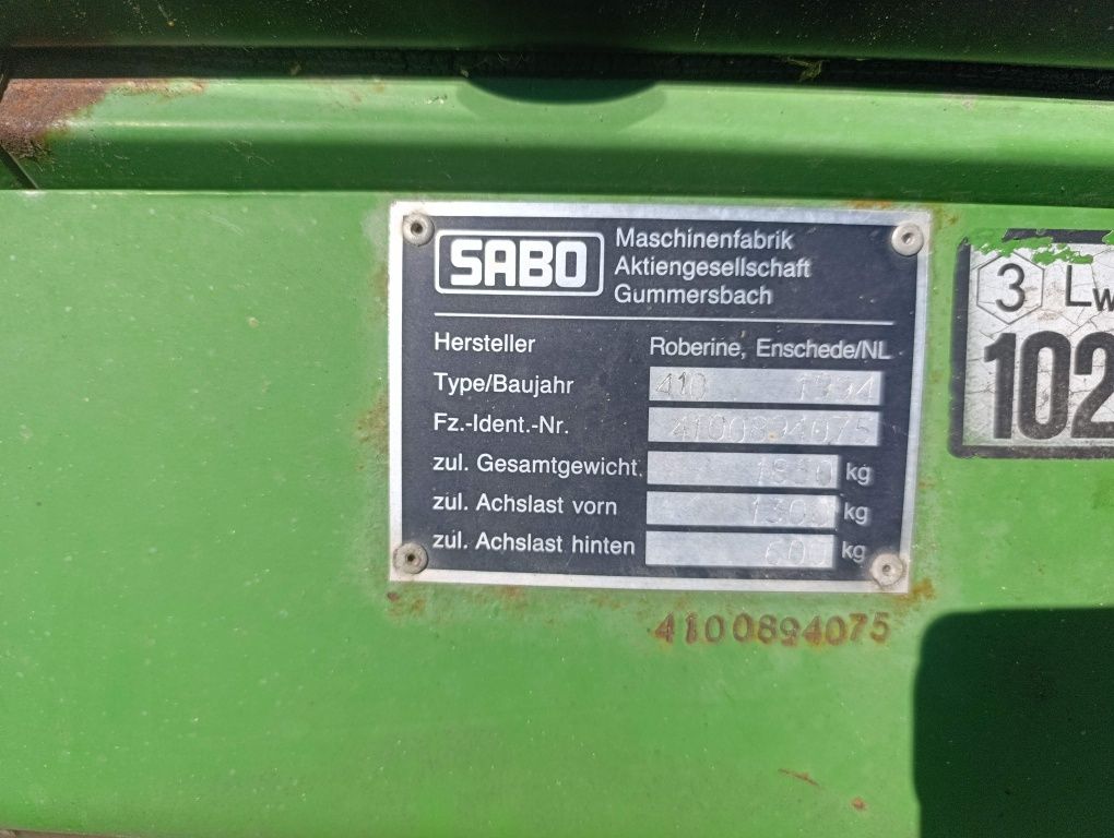 Kosiarka sabo roberine wrzecionowa