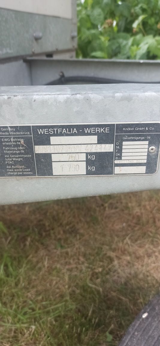 Przyczepka Westfalia