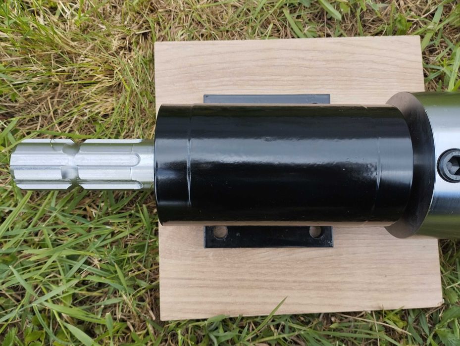 Łuparka świdrowa do drewna 100mm / do ciągnika WOM / świder stożek