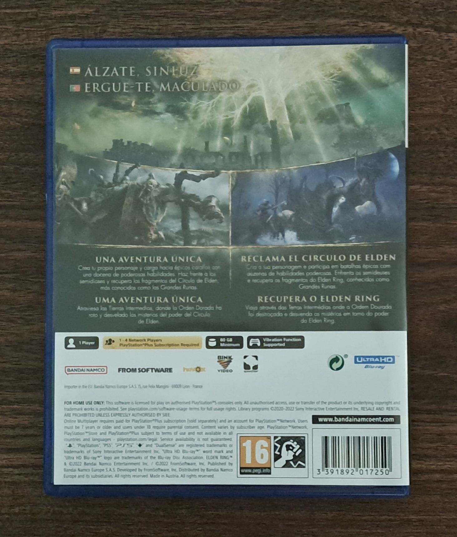 Jogo consola Sony Playstation 5 PS5 Elden Ring - Como novo