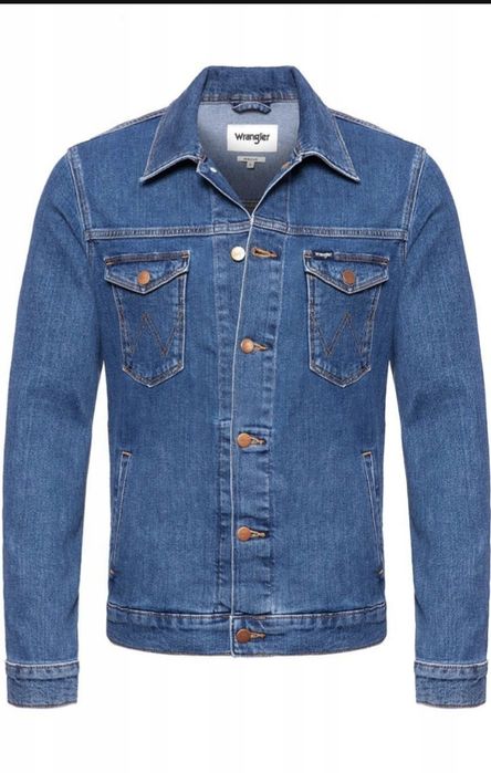 Kurtka jeans'owa Wrangler Regular Jacket MIDSTONE M- NOWA, ORYGINAŁ