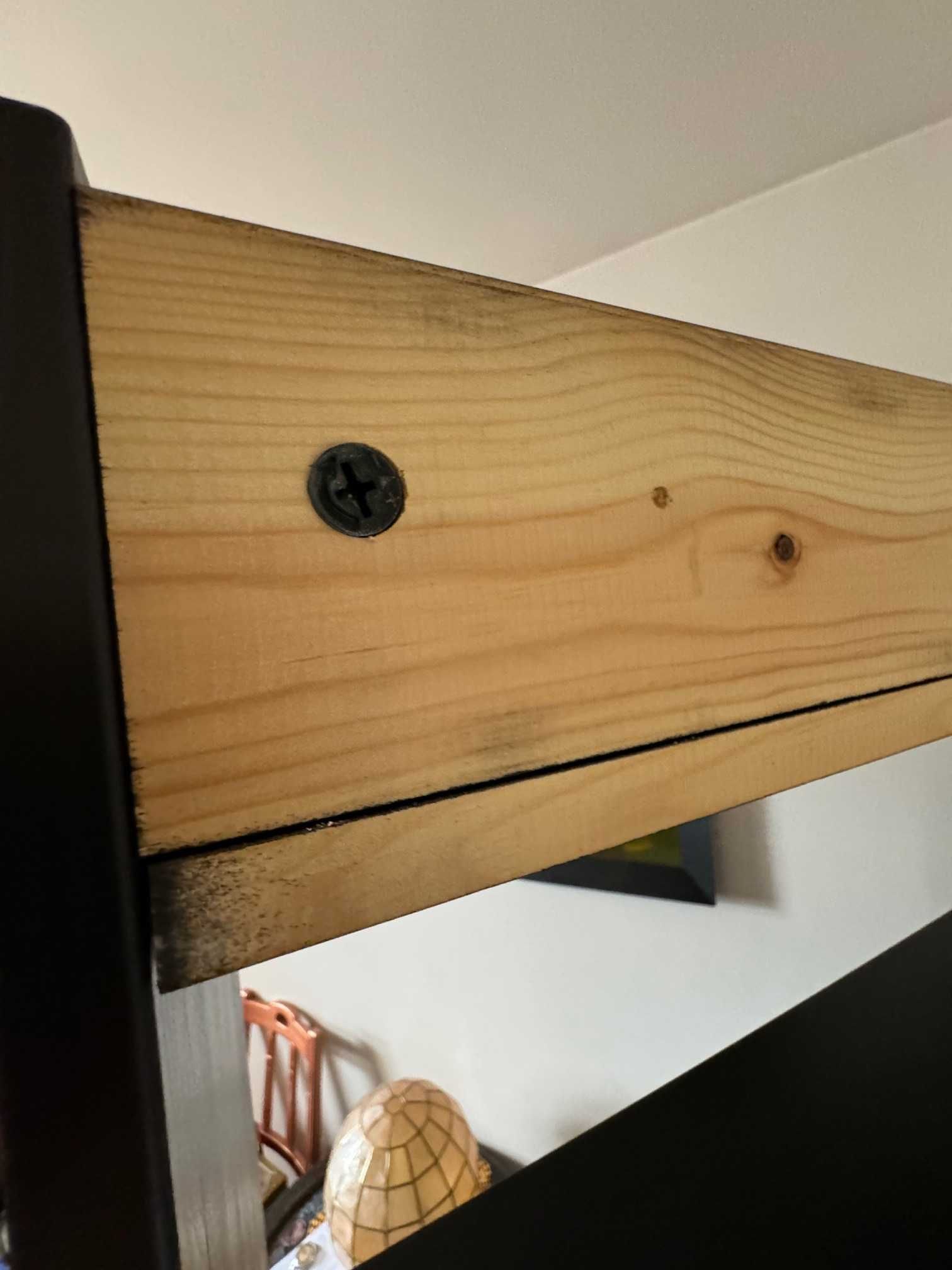 Regał półka Leksvik  Ikea lite drewno sosna