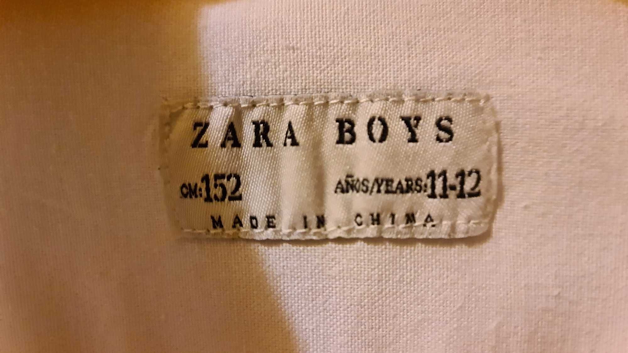 Biała koszula Zara Boys rozmiar 152  11-12 lat b dobry stan