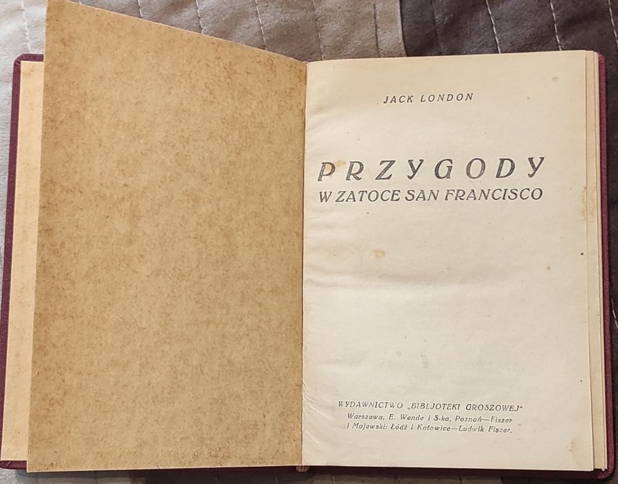 Przygody w zatoce San Francisco wyd 1925