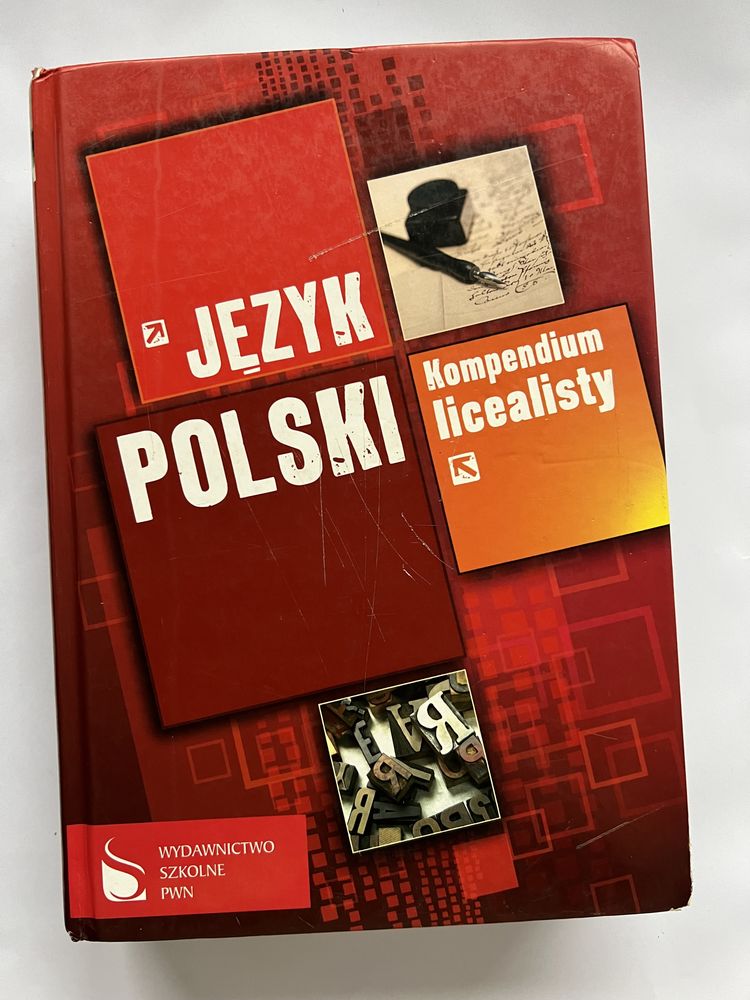 Kompendium licealisty język polski wydawnictwo szkolne PWN matura