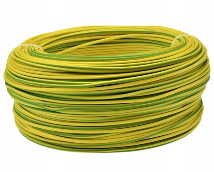 Kabel żółto- zielony H07V-K 10mm2 100mb