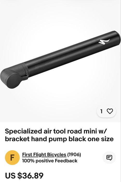 Насос Specialized Air Tool Road Mini Frame Pump W/