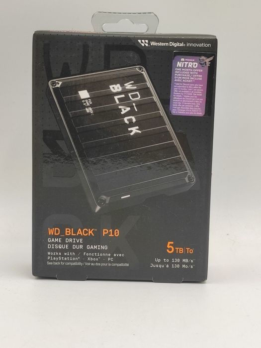 Na Lewara Dysk zewnętrzny WD Black P10 5Tb