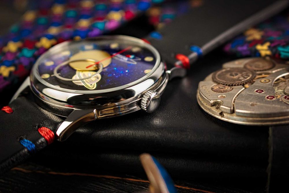 Механические наручные часы Ракета Коперник в лунном стиле