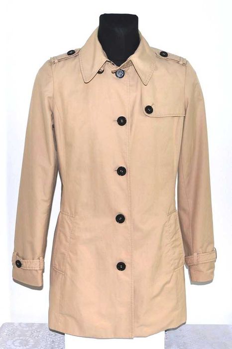 Tommy Hilfiger elegancki damski trencz płaszcz _ L