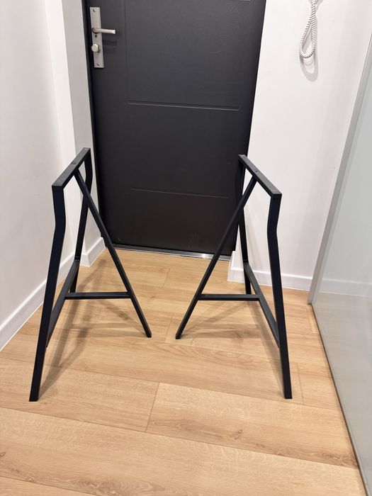 IKEA noga KOZIOŁ do blat stół biurko LERBERG szary